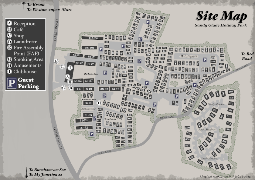 Sandy Glade Park Map